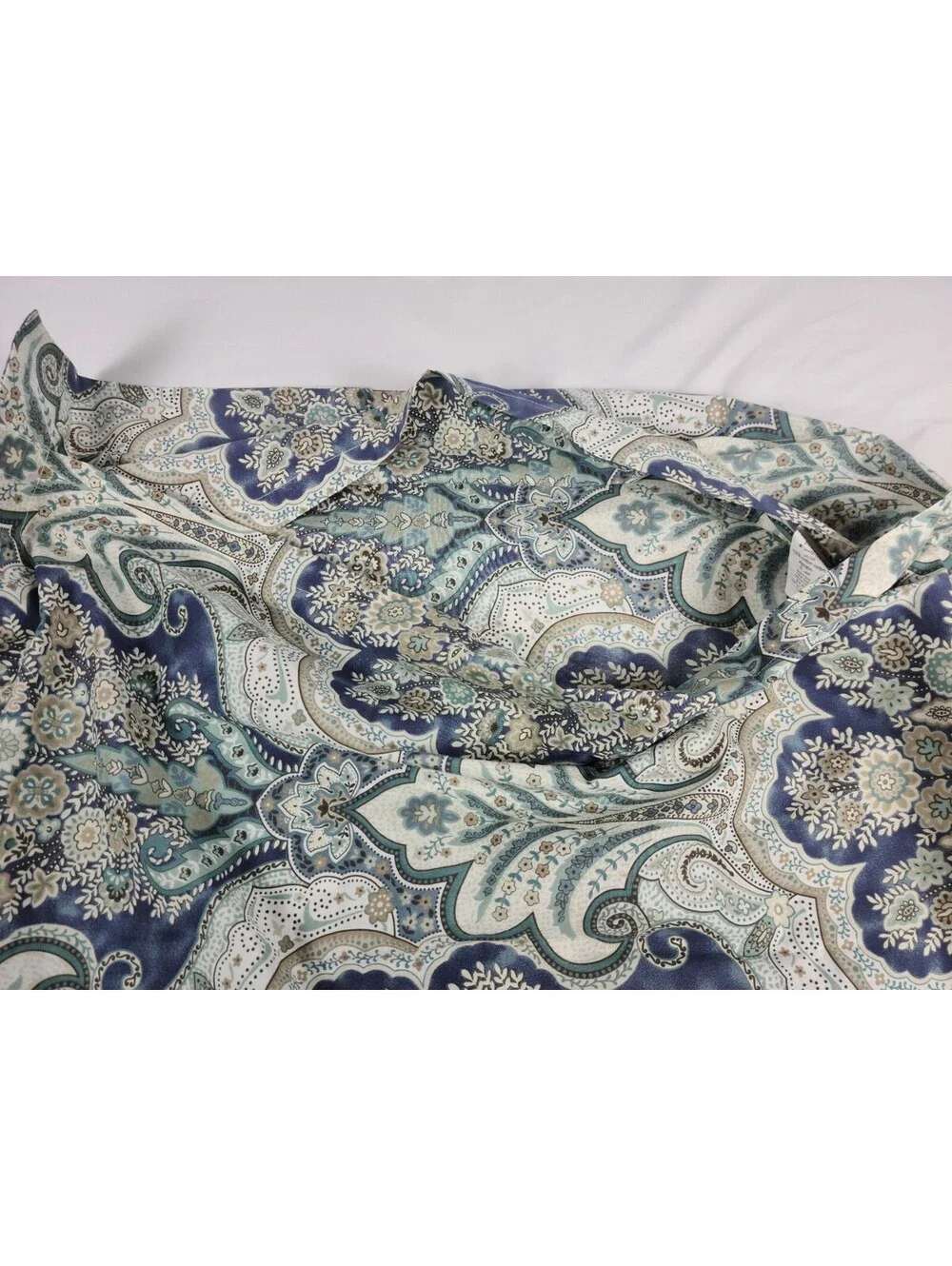 Pottery Barn Jordana Paisley King Duvet Cover & 2 Euro Shams